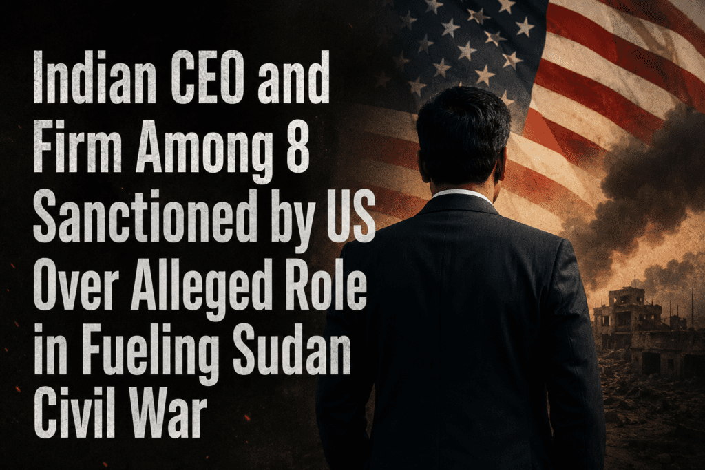 Indian CEO and Firm Among 8 Sanctioned by US Over Alleged Role in Fueling Sudan Civil War